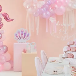 Backdrop-Kit Pastell Tasseln & Ballongirlande