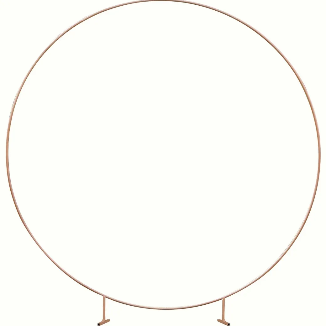 Ballonbogen Kreis Roségold 2 Meter