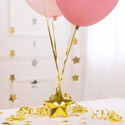 Ballongewicht Stern Gold