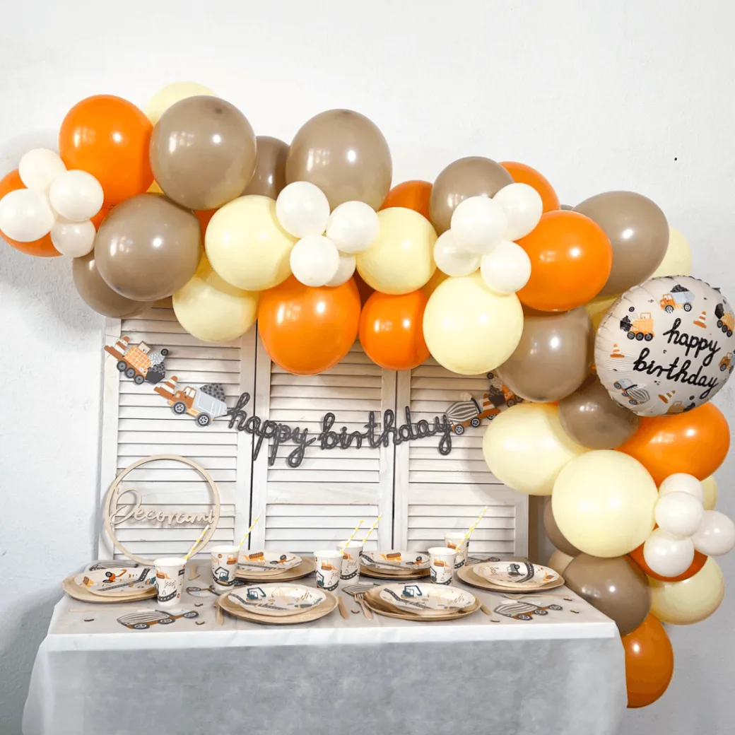 Ballongirlanden-Kit DIY Baustelle