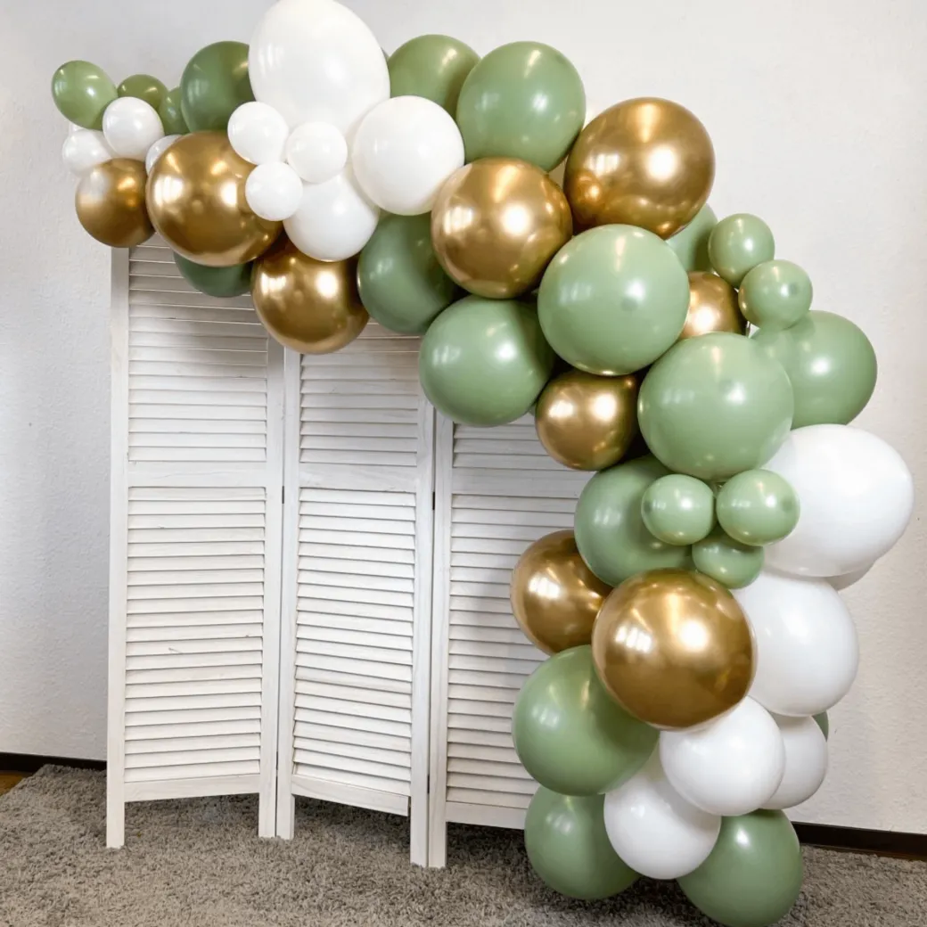 Ballongirlanden-Kit DIY Eukalyptus