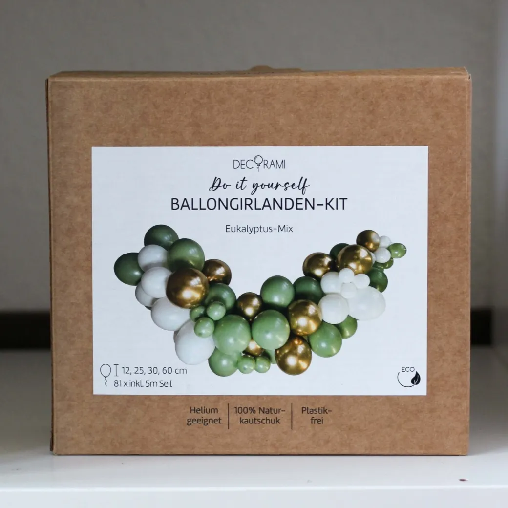 Ballongirlanden-Kit DIY Eukalyptus