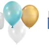 Ballongirlanden-Kit DIY Gold-Blau
