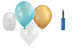 Ballongirlanden-Kit DIY Gold-Blau