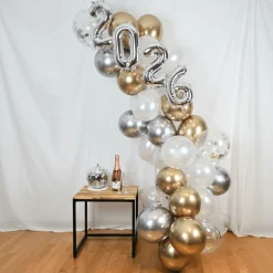 Ballongirlanden-Kit DIY Silvester "2026"