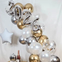 Ballongirlanden-Kit DIY Silvester "2026"