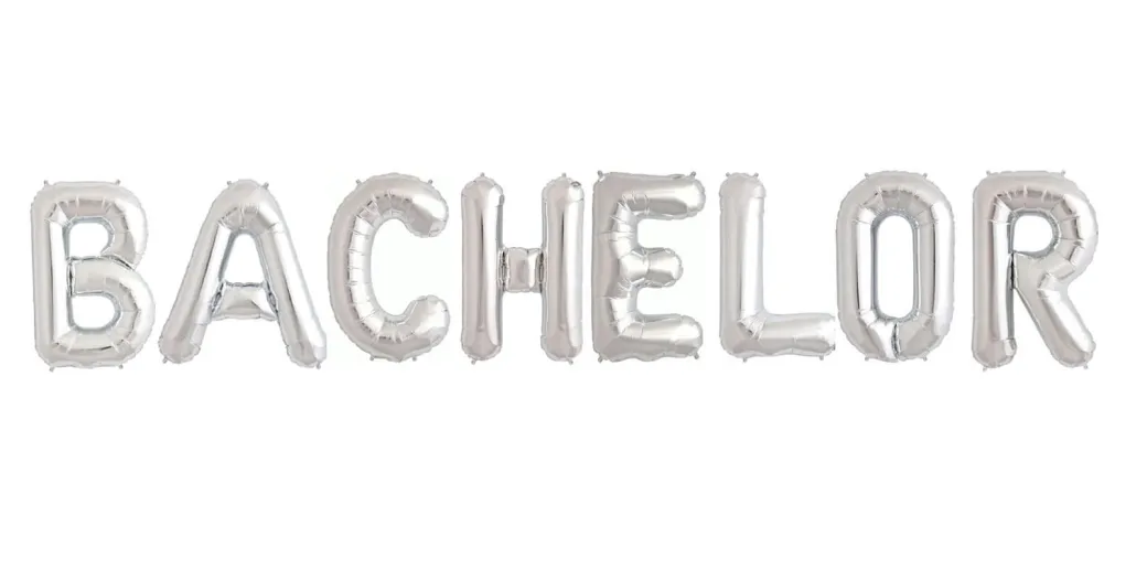 Ballonschriftzug "Bachelor"