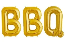 Ballonschriftzug "BBQ"