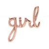 Ballonschriftzug "Girl" Roségold
