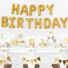 Ballonschriftzug "Happy Birthday" Gold