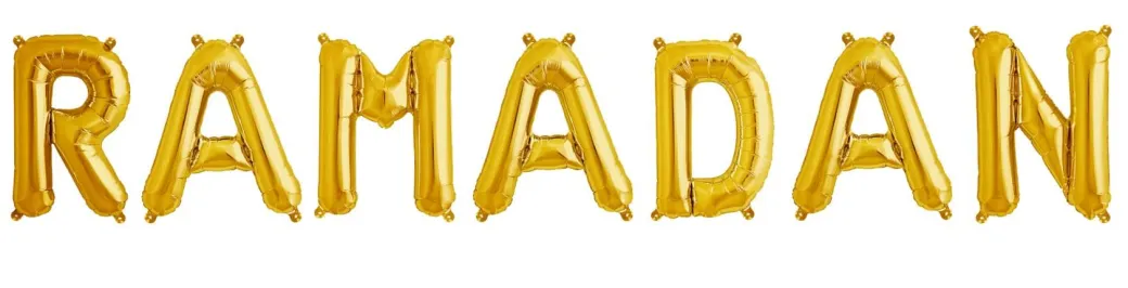Ballonschriftzug "Ramadan"