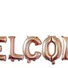 Ballonschriftzug "Welcome"