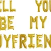 Ballonschriftzug "Will you be my boyfriend"