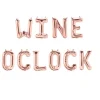 Ballonschriftzug "Wine Oclock"