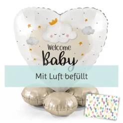 Ballooni-Geschenk "Welcome Baby"
