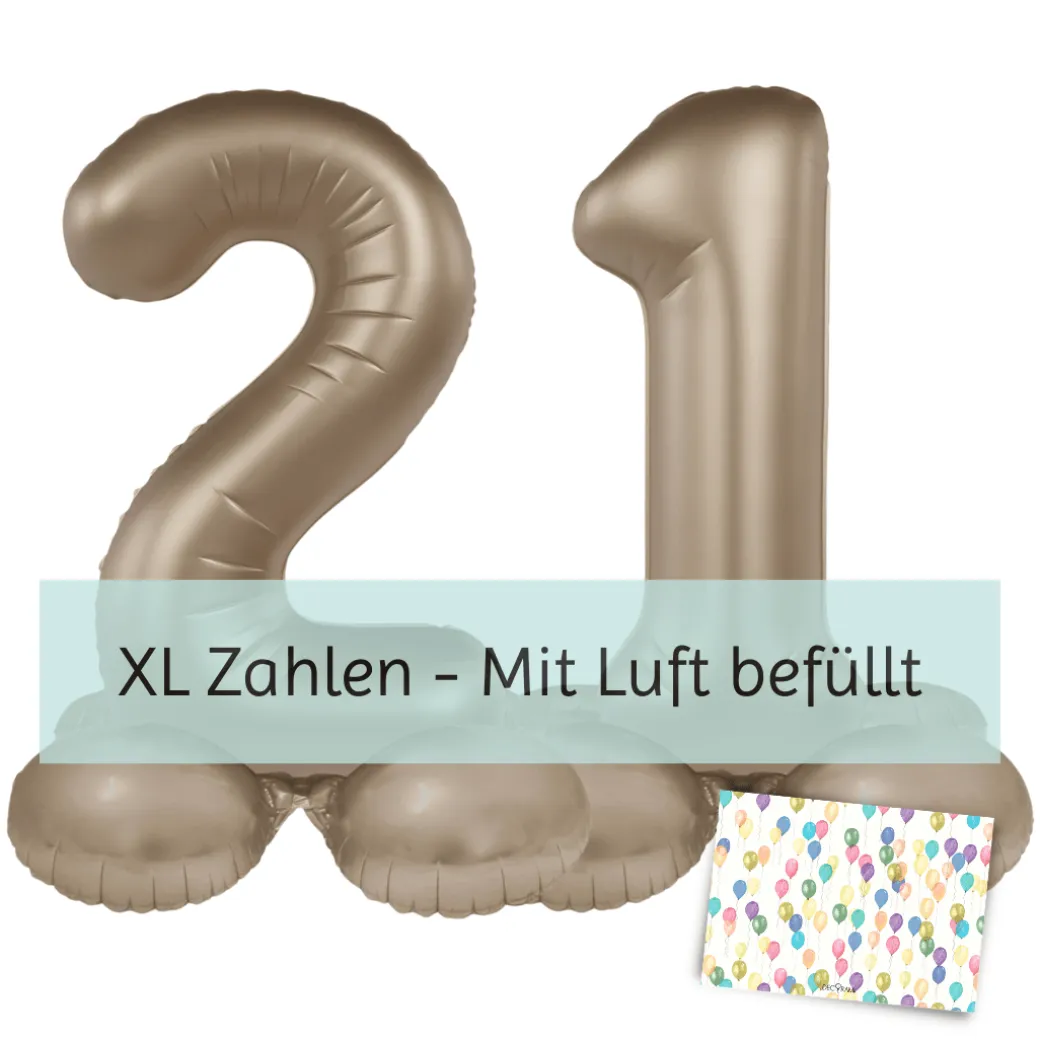 Ballooni-Geschenk 2x Wunschzahlen