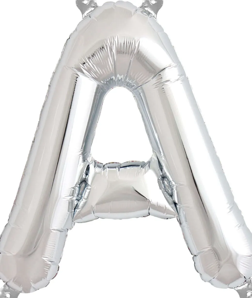 Buchstaben Ballon A Silber
