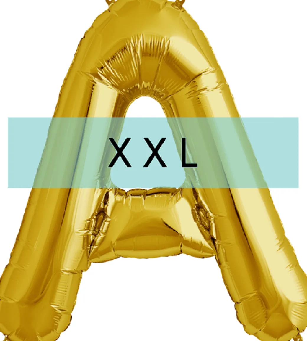 Buchstaben Ballon A XXL Gold
