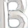Buchstaben Ballon B Silber