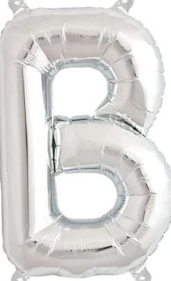 Buchstaben Ballon B Silber