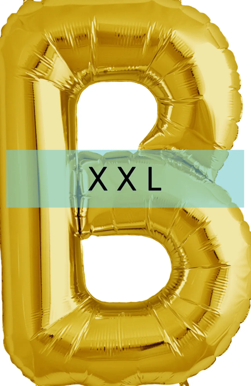 Buchstaben Ballon B XXL Gold
