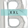 Buchstaben Ballon B XXL Silber