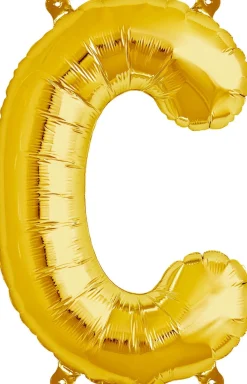 Buchstaben Ballon C Gold