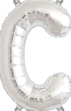 Buchstaben Ballon C Silber