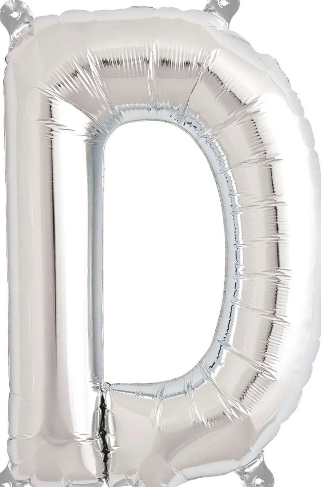 Buchstaben Ballon D Silber