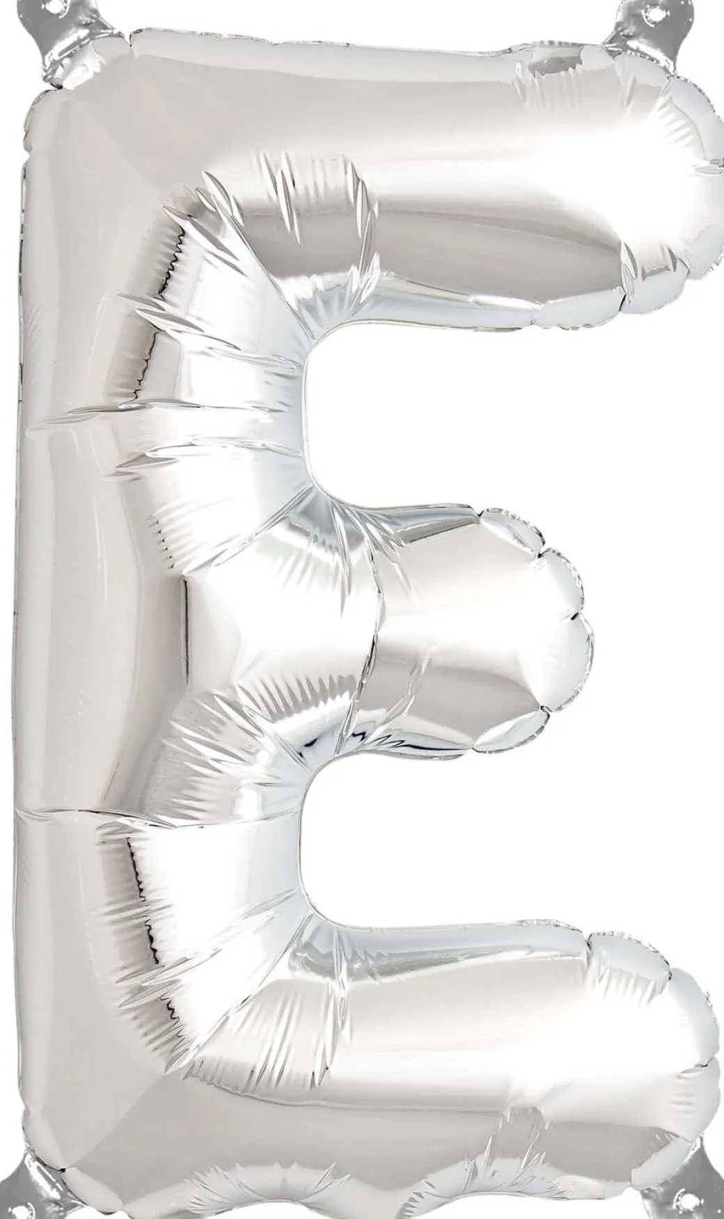 Buchstaben Ballon E Silber
