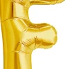 Buchstaben Ballon F Gold