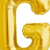 Buchstaben Ballon G Gold