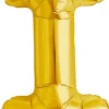 Buchstaben Ballon I Gold