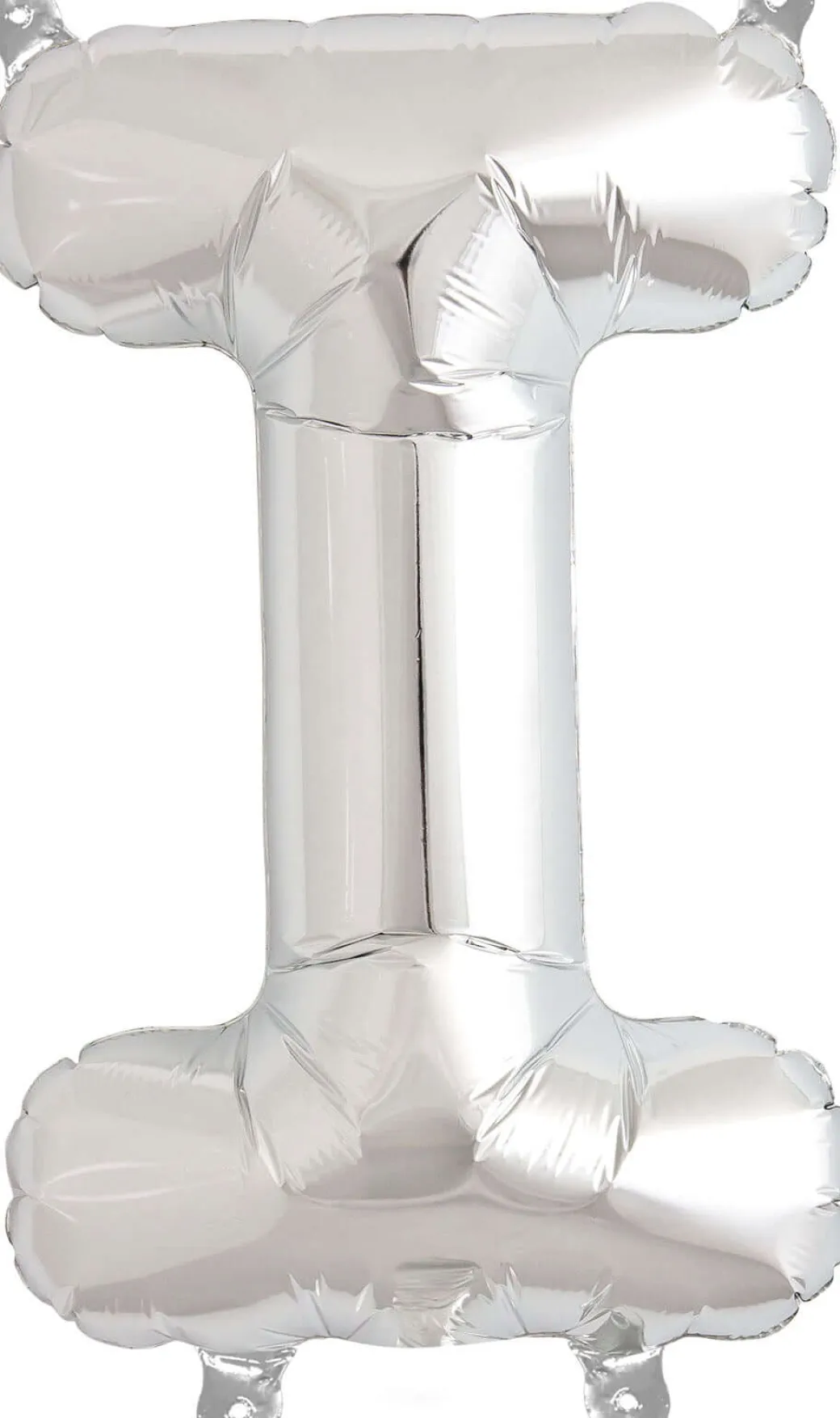 Buchstaben Ballon I Silber