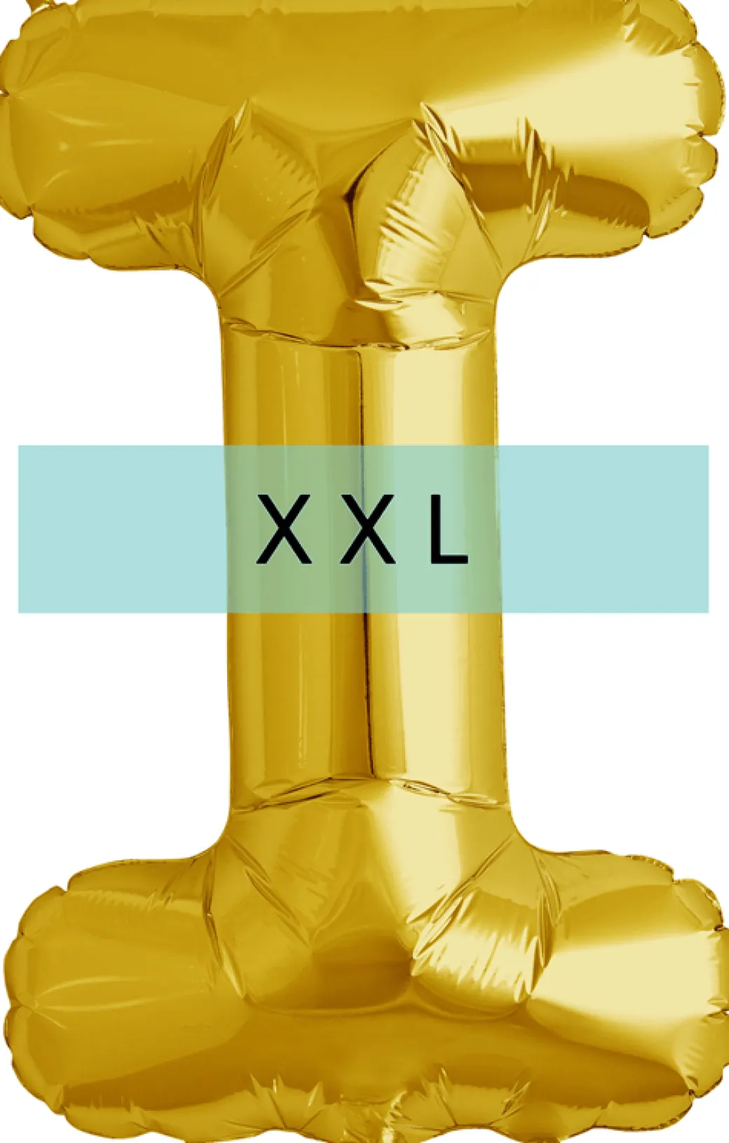 Buchstaben Ballon I XXL Gold