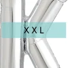 Buchstaben Ballon K XXL Silber