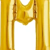 Buchstaben Ballon M Gold