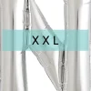 Buchstaben Ballon N XXL Silber