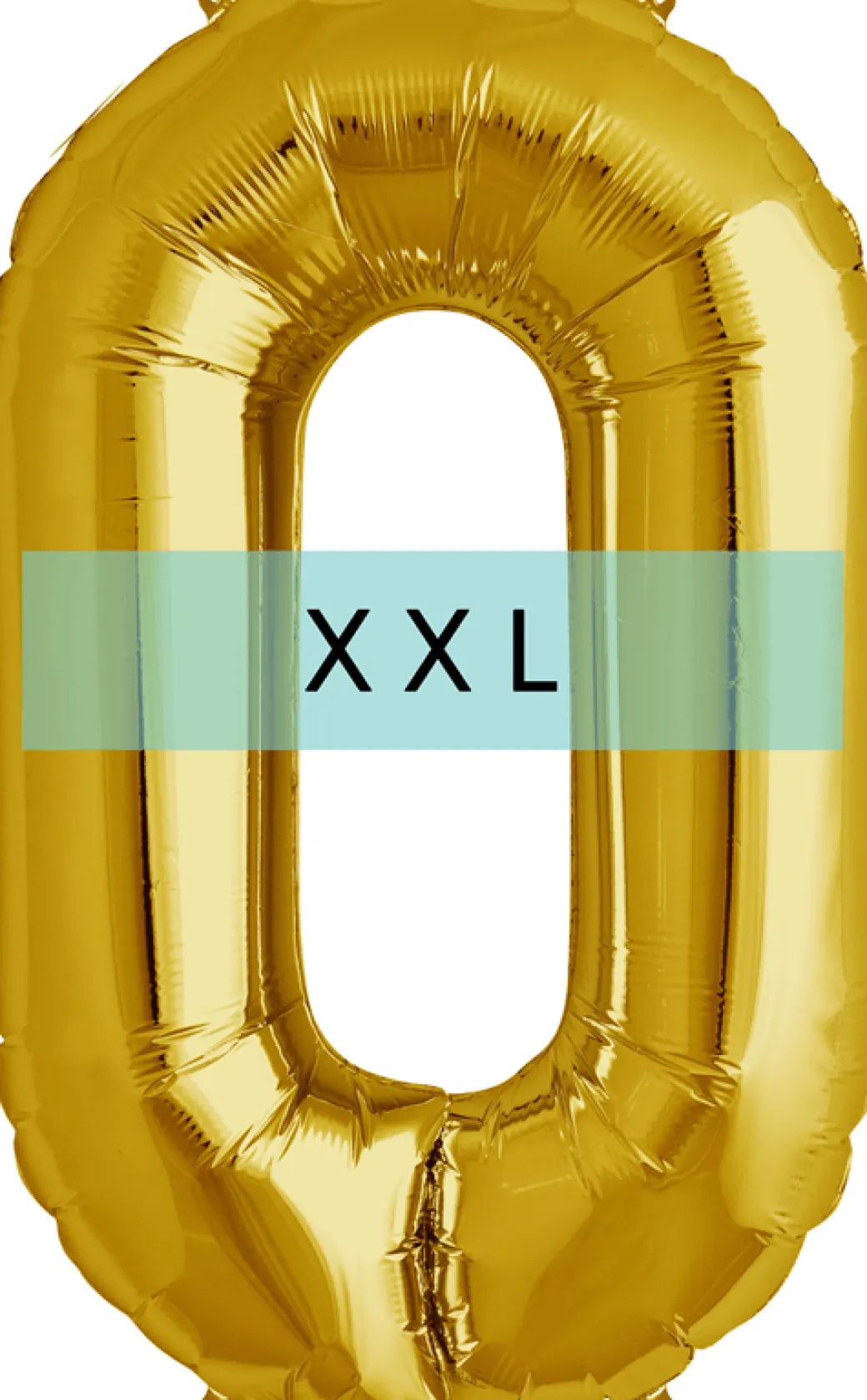 Buchstaben Ballon O XXL Gold