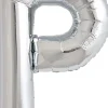 Buchstaben Ballon P Silber