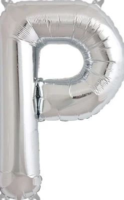 Buchstaben Ballon P Silber