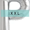Buchstaben Ballon P XXL Silber
