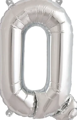 Buchstaben Ballon Q Silber