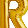 Buchstaben Ballon R Gold