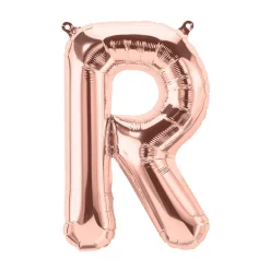 Buchstaben Ballon R Roségold