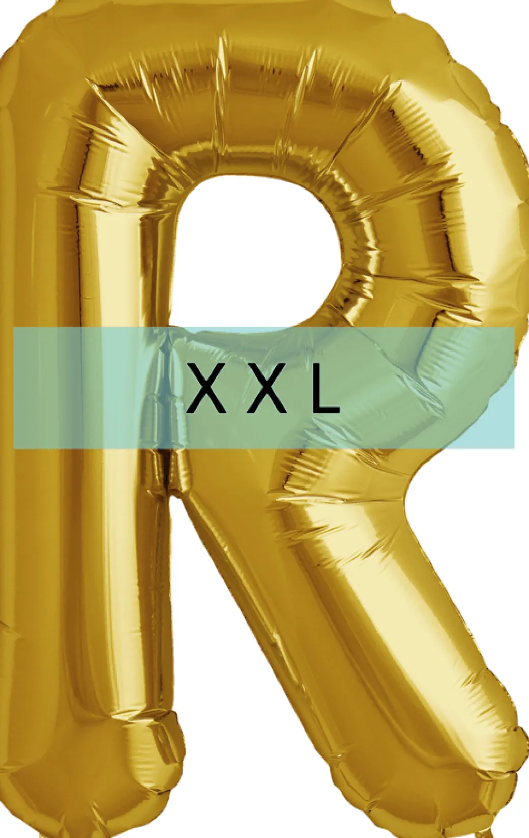 Buchstaben Ballon R XXL Gold