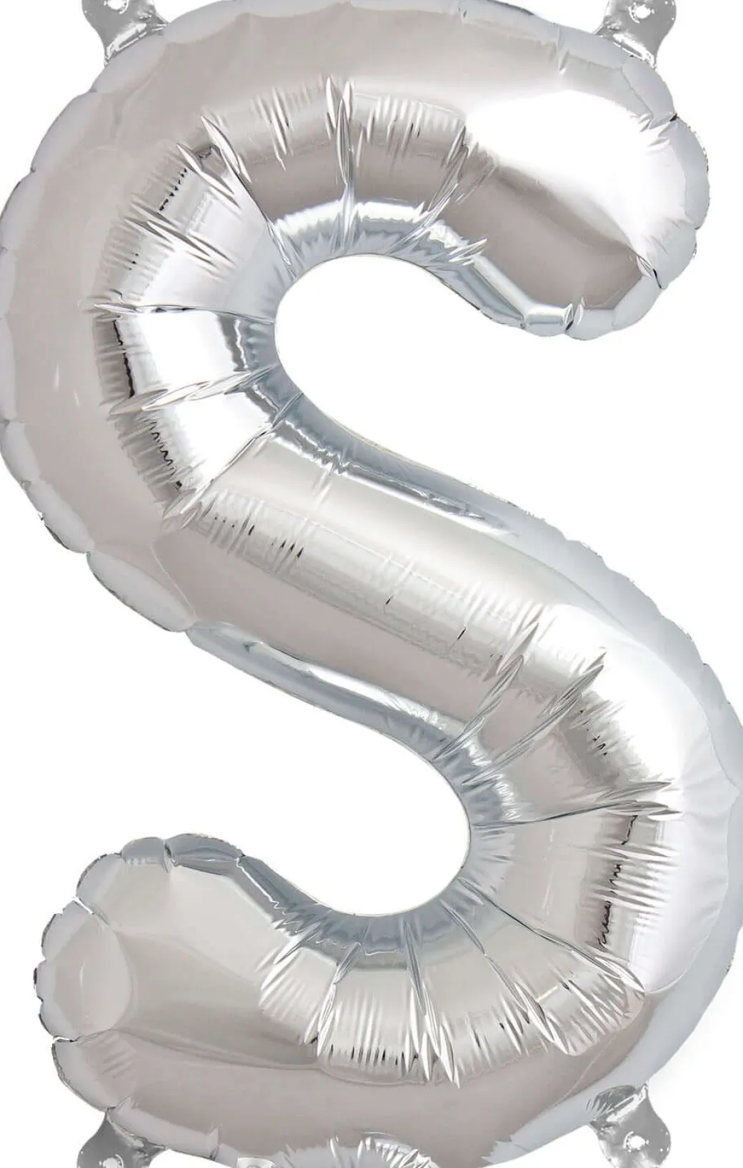 Buchstaben Ballon S Silber