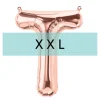 Buchstaben Ballon T XXL Roségold