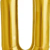 Buchstaben Ballon U Gold