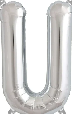 Buchstaben Ballon U Silber